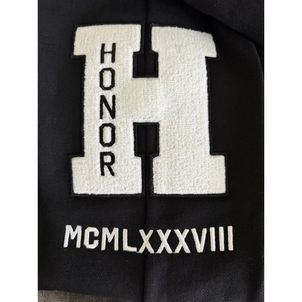 Honor The Gift Sweatsuit Set Men's Medium Black H Honor MCM LXXXVIII 2PC